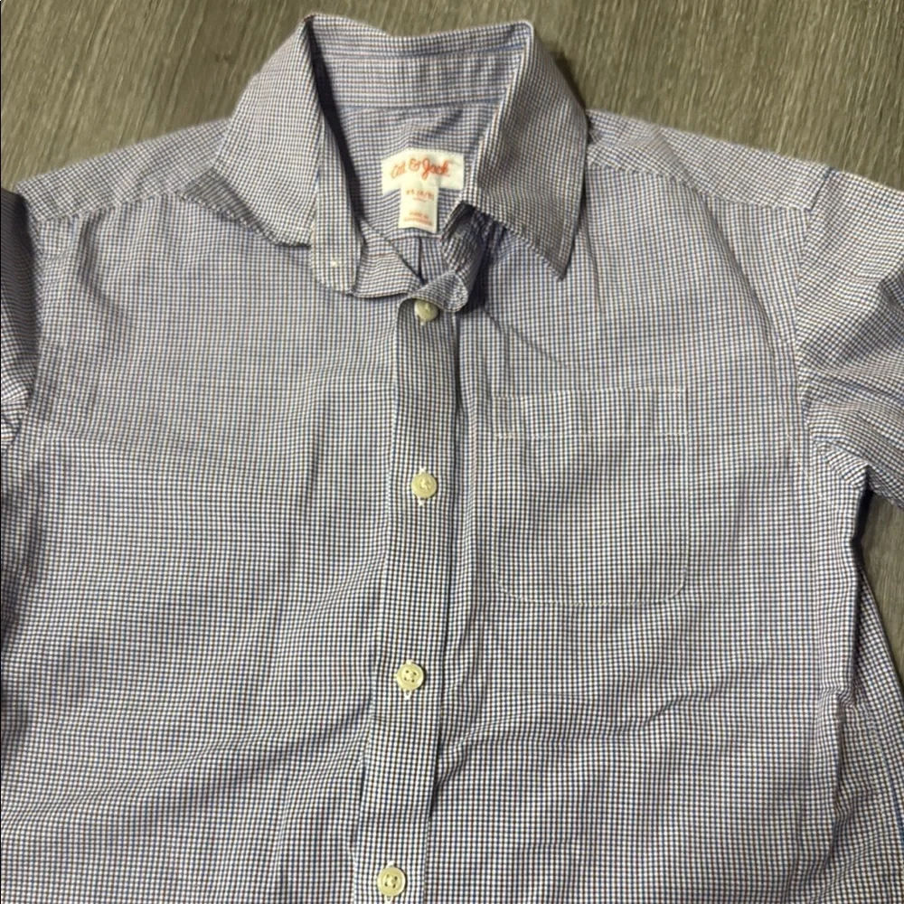 Cat & Jack Blue Button Down Shirt